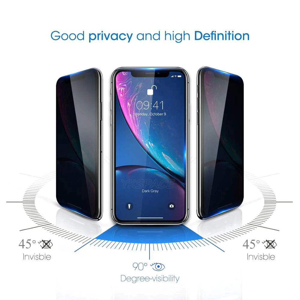 iPhone XR Privacy Panzer Glas