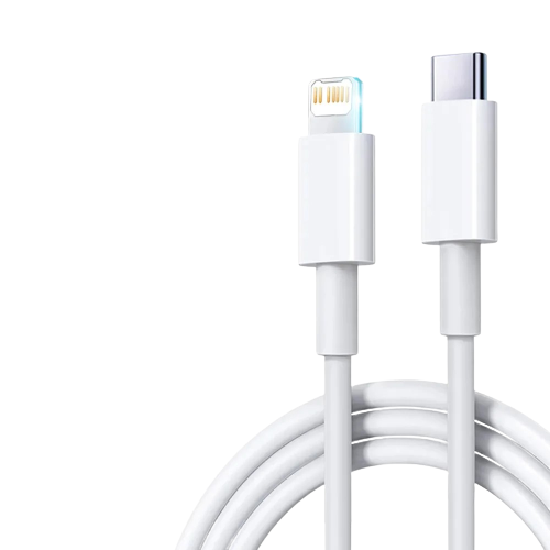 USB-C zu Lightning Kabel 1m/2m 20W Weiss